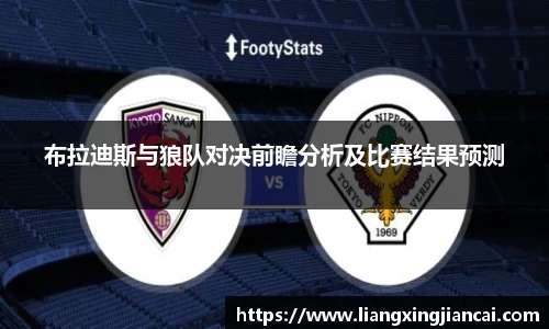 布拉迪斯与狼队对决前瞻分析及比赛结果预测